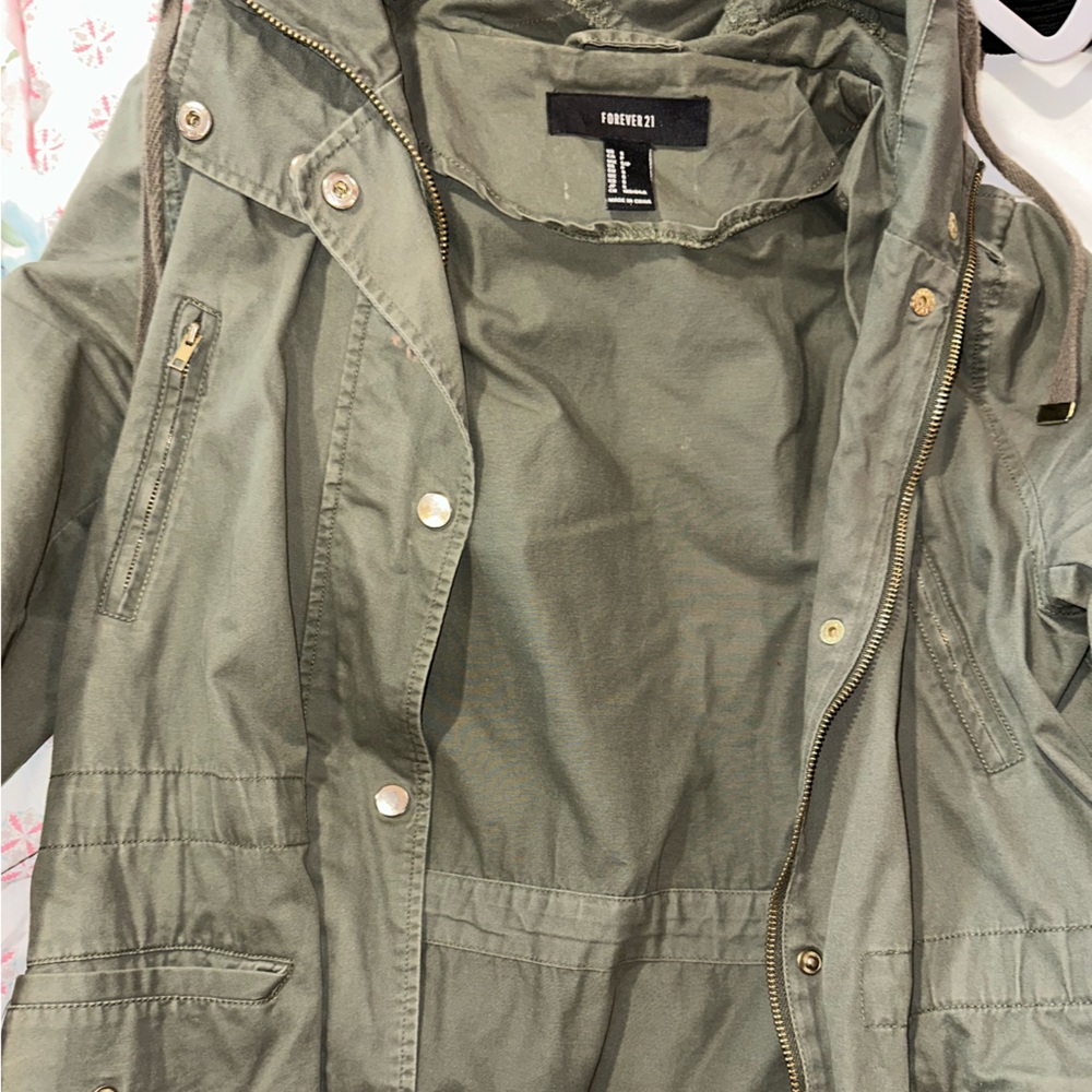 Green utility jacket - Picture 4 of 6